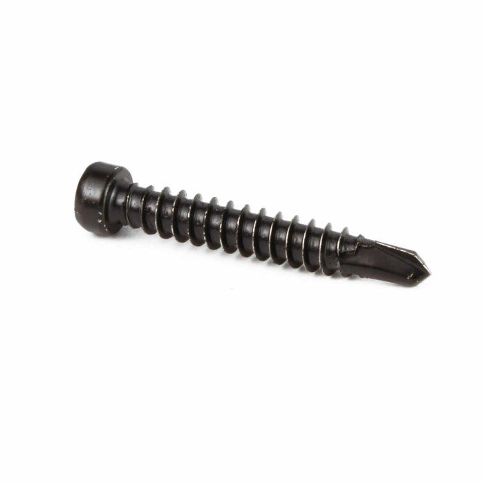 PICLIP black self-tapping screw for wood 4.2x25 mm - Image 2
