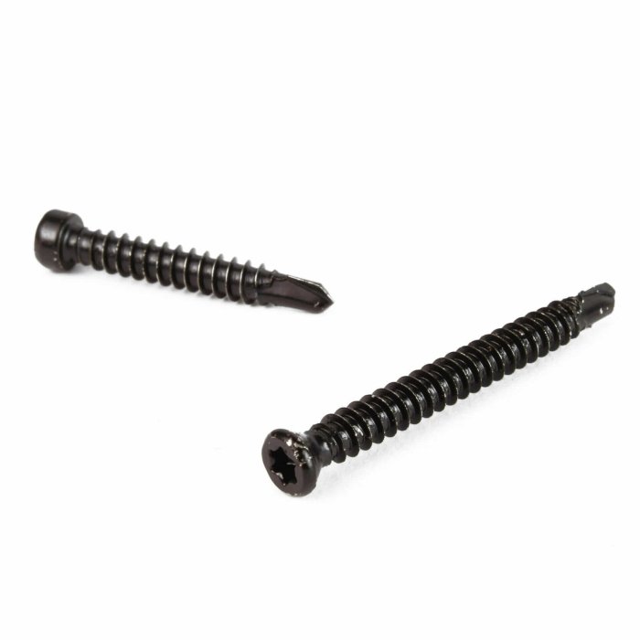 PICLIP black self-tapping screw for wood 4.2x25 mm - Image 3