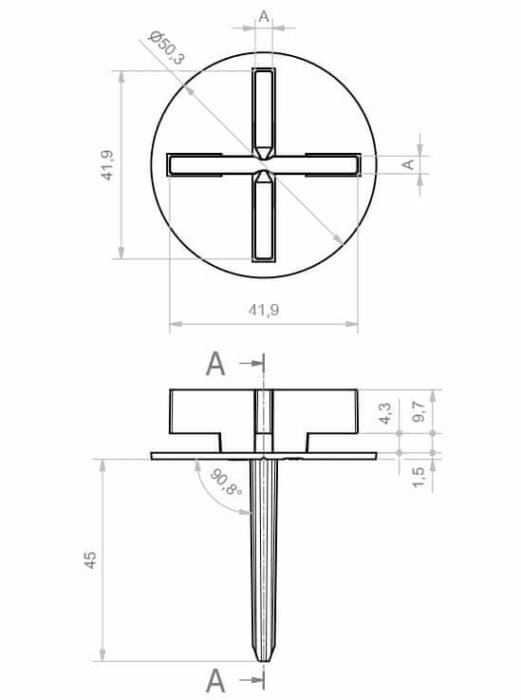 Tile holder for sand, grass or gravel - Image 3