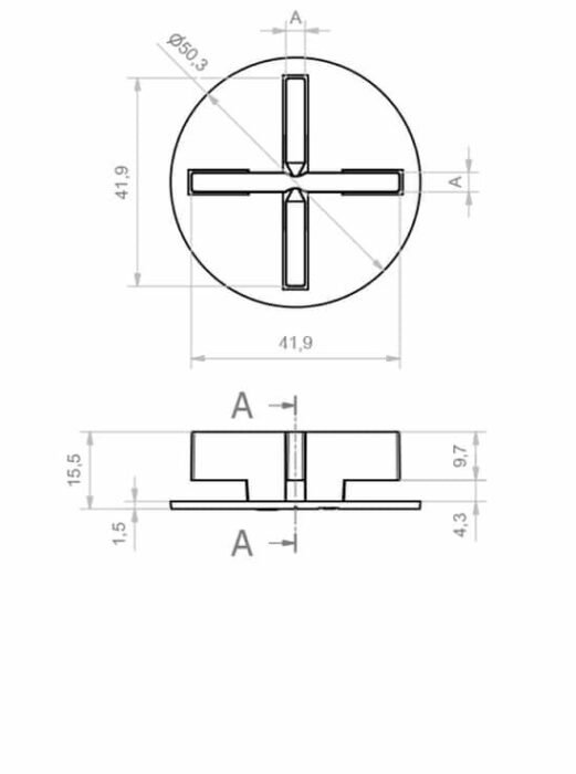 Tile holder for sand, grass or gravel - Image 5