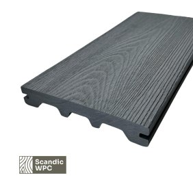 Scandic WPC decking board concrete grey MDS