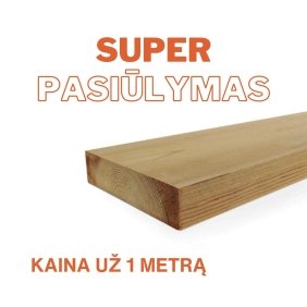 Termo pušies lenta B klasės terasai