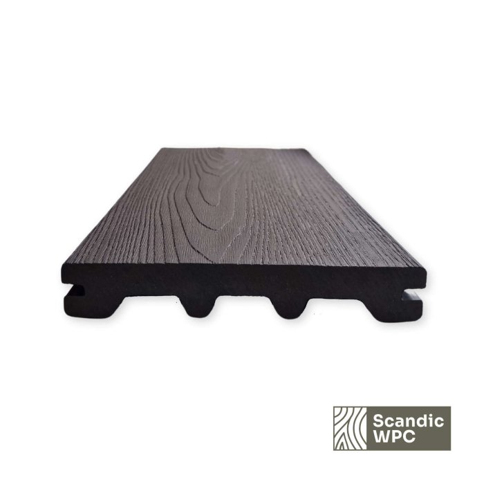 Scandic WPC decking board Volcanic Grey 24x146x3600 wood imitation - Image 4