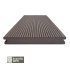 Scandic WPC Solid Decking Board, Espresso, 20x140x4200, Grooved/Brushed - Image 3
