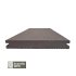 Scandic WPC Solid Decking Board, Espresso, 20x140x4200, Grooved/Brushed - Image 2