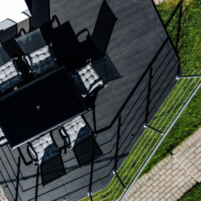 Scandic WPC Solid Volcanic grey solid deck board