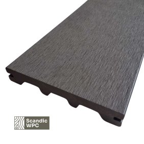 Scandic WPC terracotta combed board