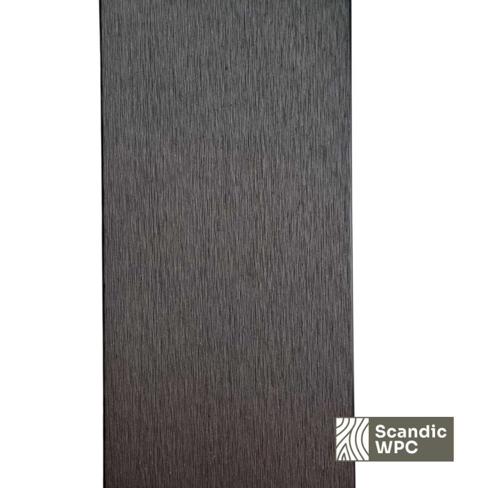 Scandic WPC Volcanic Grey Brushed Decking Board 24x146x4200 mm - Image 2