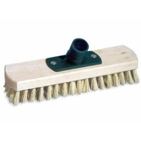 Scrubbing brushes for terraces