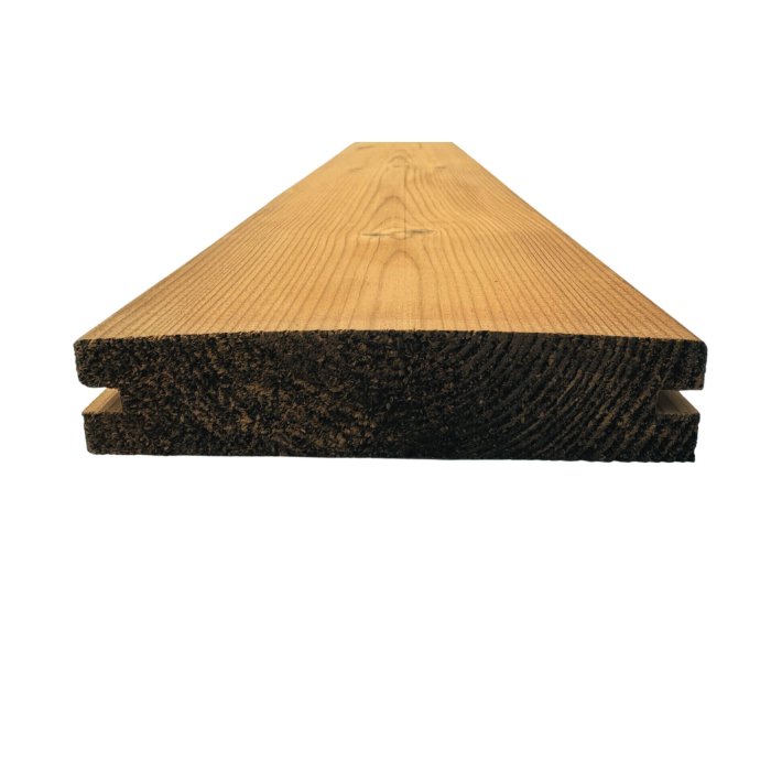 KALNELIS AB Thermo Pine Decking Board 26x117x4200 with Grooves - Image 3