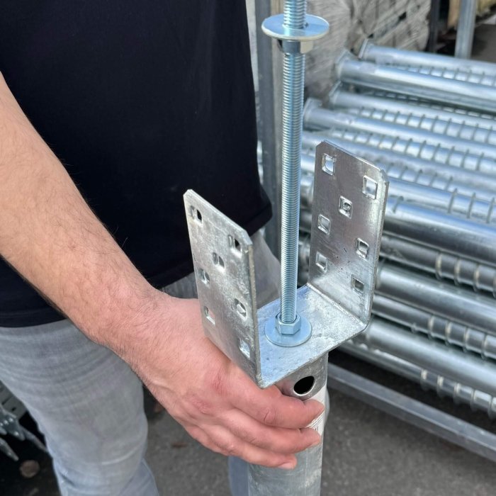 U post with threaded rod