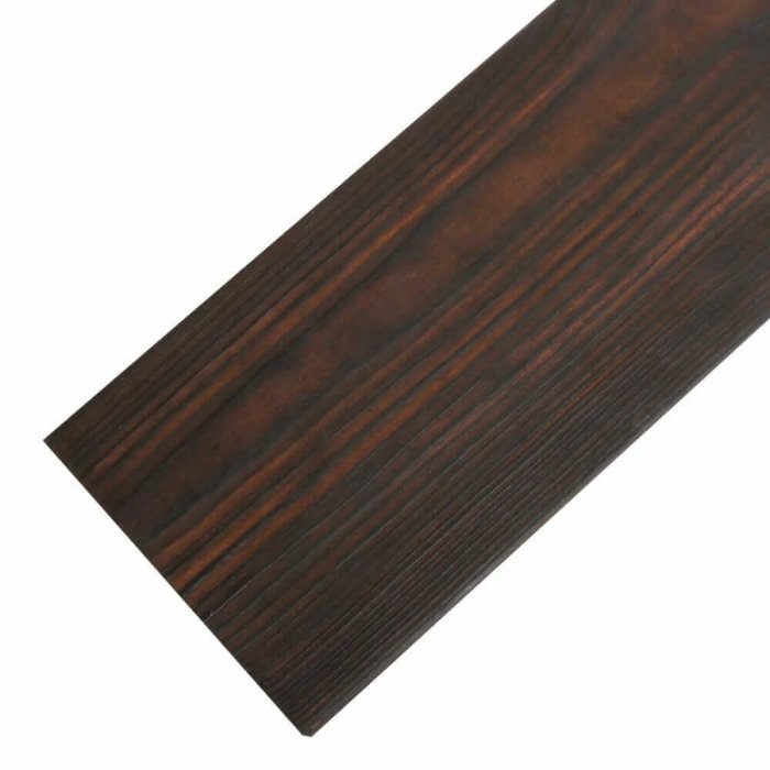 Walnut Charred Pine or Spruce Boards 28x120x4000 mm - Image 2