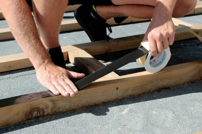 Adhesive tape for terrace lags G-tape 50 mm - Image 5