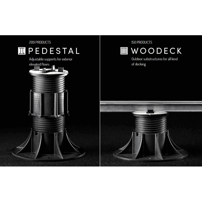 Pedestal for terrace SB6 130-200 mm - Image 2