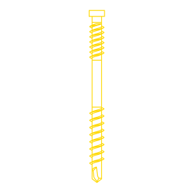 Fastshifter A4 hardwood screw Hardwood, 5x60mm, 200 pcs.
