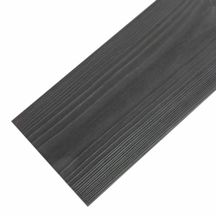 Black burnt Siberian larch wood planks 28x140x4000 - Image 2
