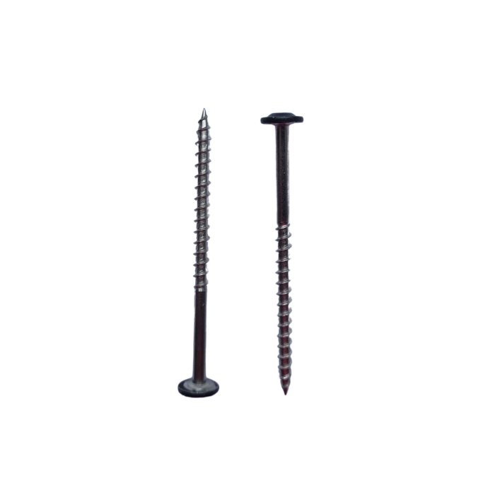 Wide Head Wood Screw, 4.5 x 65 mm Anthracite (Stainless Steel) - Image 2