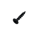 Louvre holder wood screw, 3.5x19, A2, black head, 100 pcs
