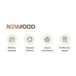Newwood WPC board Dark Ash/Storm Gray 22x140x3600 double-sided - Image 11