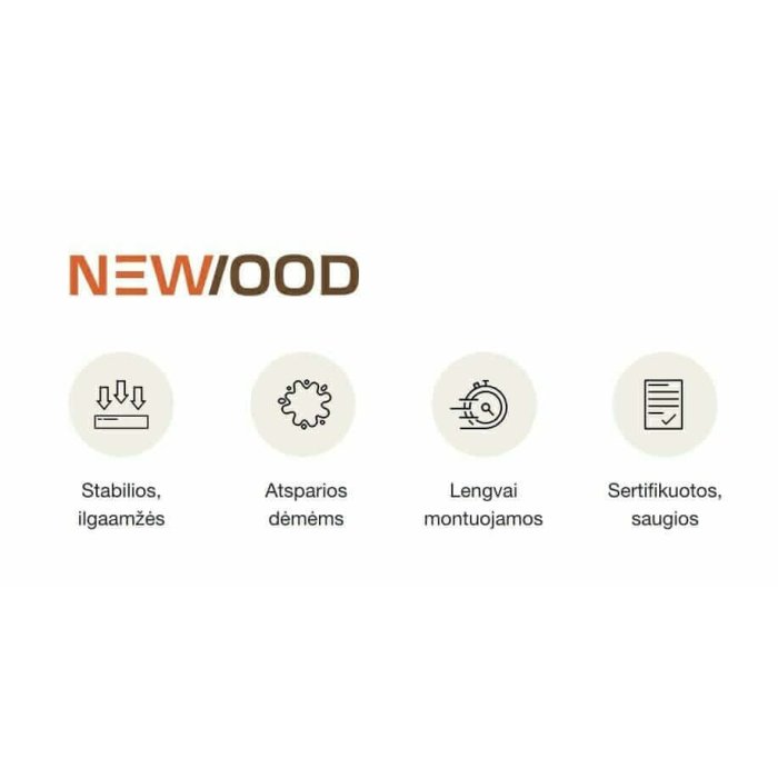 Newwood WPC board Dark Ash/Storm Gray 22x140x3600 double-sided - Image 11