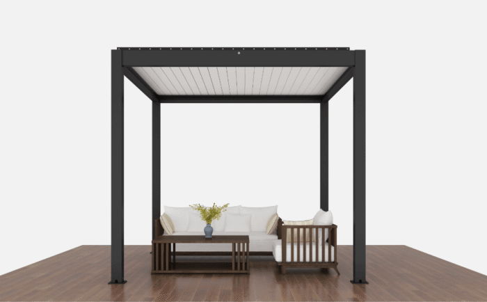 Pergola Nida 2904x3945mm grey/white - Image 2