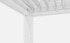Pergola Nida 2904x3945mm grey/white - Image 7