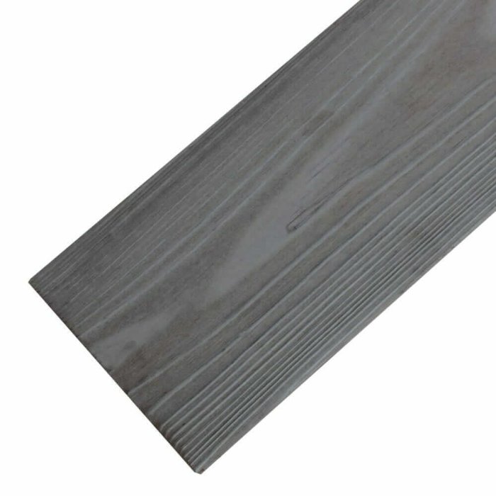 Gray burnt Siberian larch wood boards 28x140x4000 - Image 2