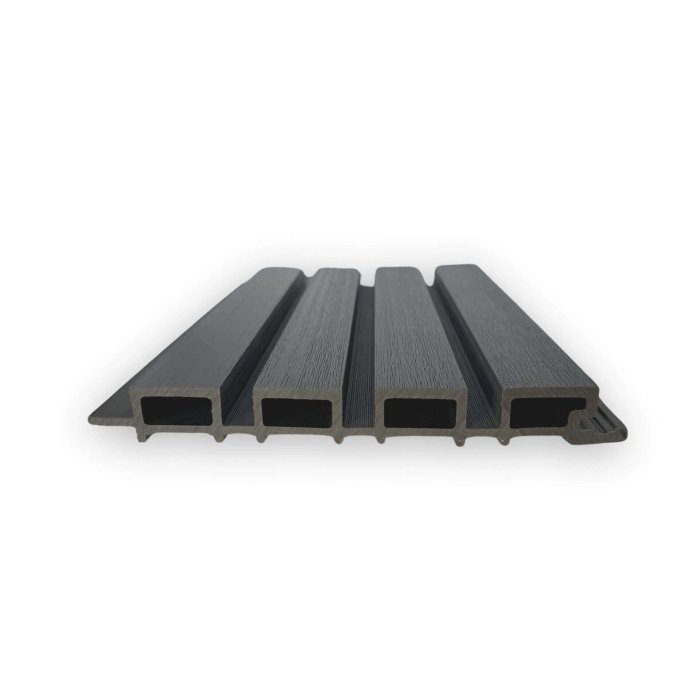 Cloud Grey Scandic Castellation wood-plastic composite cladding boards