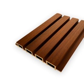 Golden Brown WPC cladding boards