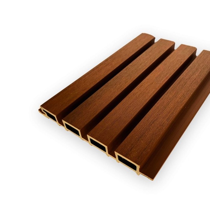 Golden Brown WPC cladding boards