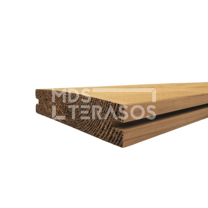 Thermal pine terrace board KALNELIS AB 26x117x5400 with notches - Image 11
